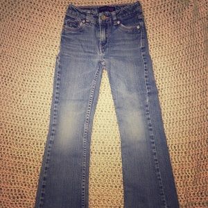 Girls Levi Jeans Boot Cut size 6X Slim